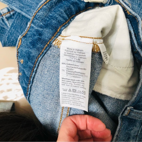 Madewell The High-Rise Slim Crop Boy Jean size 25 - Picture 5 of 9